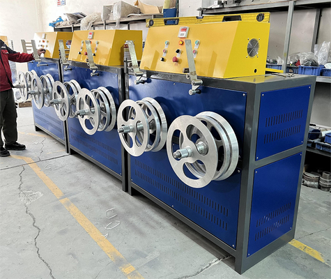 Fully Auto Conveyor 0.4KW PET Strap Winder With PLC Control System Fully-Auto PET Strap Winder with PLC Control &amp; Cuttin