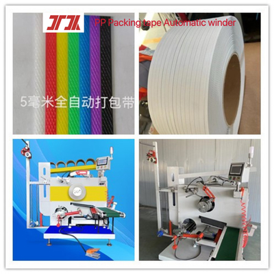 Plastic Machinery PET Plastic Tape Production Line Automatic Winding Machine 9-32mm Width