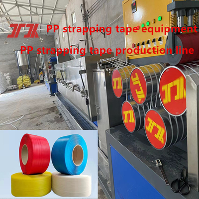 Customized 5-15mm single screw PP strapping production line PP strapping machine for PLC control system
