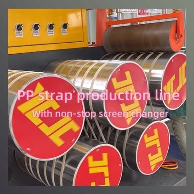 PP Packing Strap Extruder Production Line With Unique Screw And Automatic Winder