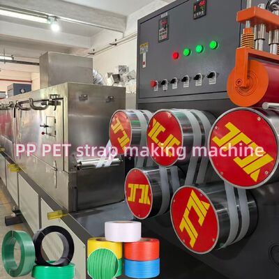 9-32mm Automatic PET Strap Extrusion Line With High-output Packing Belt 150m/min Running Speed