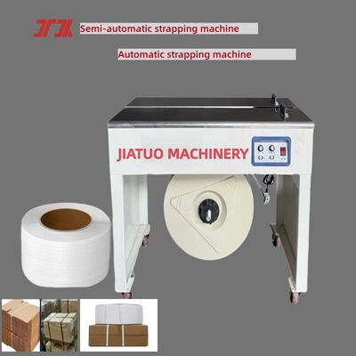 Packaging machines Semi Automatic Strapping Machine AC Motor Control For PET PP Strap