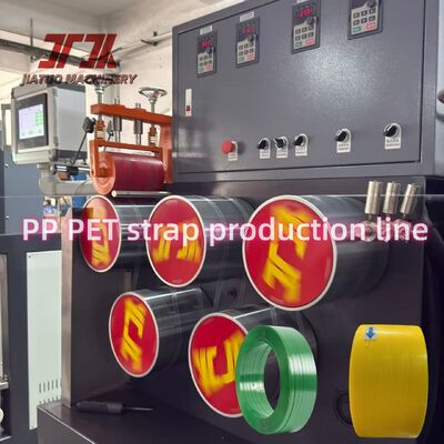 5-19mm Plastic PP Packing Strap Production Extrusion Line Make ±0.2mm Width Tolerance