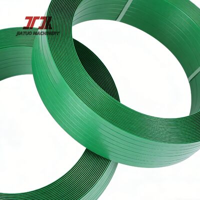 Green Embossed High Strength Plastic Polyester Packing Straps PET Strapping Band Roll