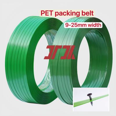 Automatic PET Packaging Strap 16–19mm PET Plastic Steel Strapping for Pneumatic Strapping Machines