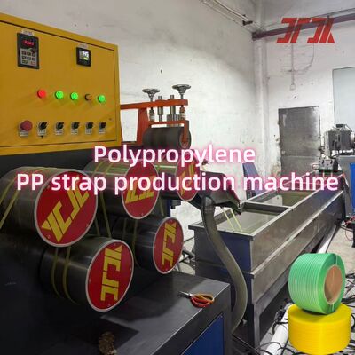 Twin Screw PP Strap Production Machine with 230-260Kg/h Capacity for Sandwich Straps Using PP Recycled Material