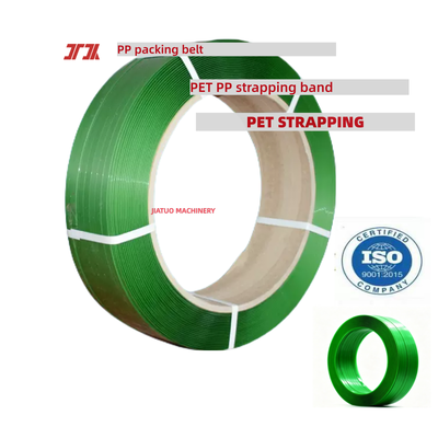 Automatic PET strapping 16mm PET packing belt for production of 100% PET bottle flakes or crushed materials