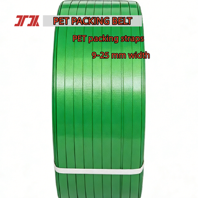 PET Plastic Steel belt 16mm Green PET strapping belt PET strap for automatic strapping