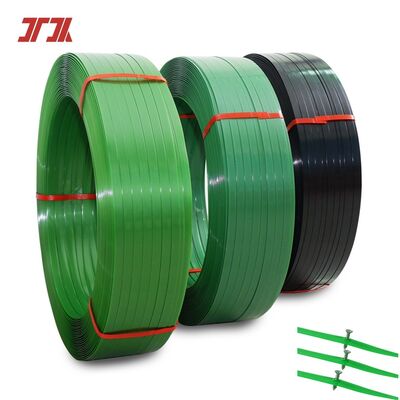 High Tensile 350-1300kgf Weather Resistant Split Resistant PET Strapping for Automatic and Manual Packaging