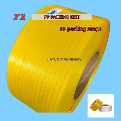 100% Polypropylene PP strapping belt 12 mm PP Strapping band for semi-automatic strapping machines