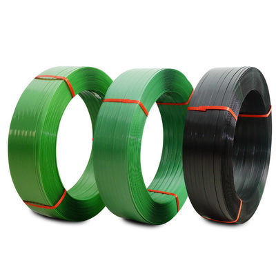 Blue Black Embossed PET Plastic Packing Belt Strap 200mm 406mm Dia Paper Core