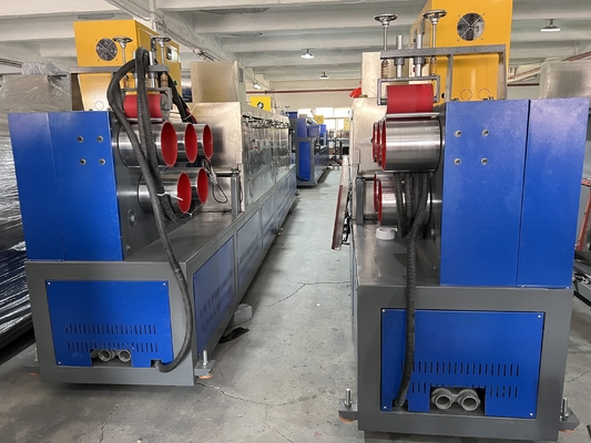 19mm PP Strap Band Extrusion Line 220V PLC Control System Strap Making Machine