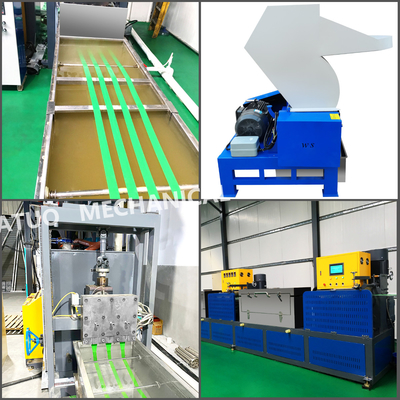 Embossed Polyester PET Strap Extrusion Line 30T / H Cooling Tower Capacity