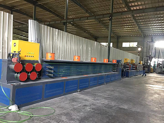 Electric PP Strap Band Extrusion Line Plastic Strap Making Machine With PLC Control