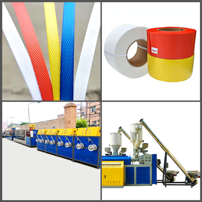 Single Screw PP Strap Band Extrusion Line PP Strap Making Machine