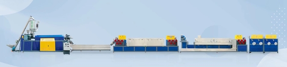Width 5mm 19mm PP packing belt machine Double Output Recycled Material