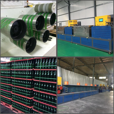 Auto 400kg/H PET Strap Making Machine 19mm Width Strapping Band Extruder With PLC Control