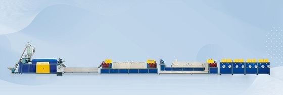 Co Rotating Parallel Twin Screw PP Strap Extruder Machine PET Strap Making Machine