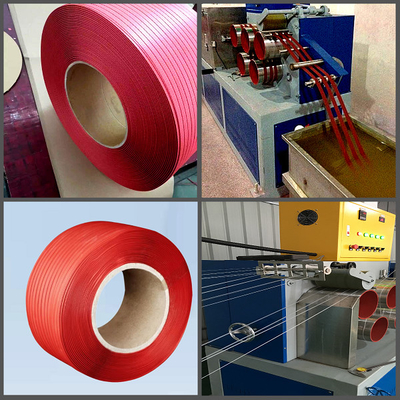 Screw Loader Fully Automatic PLC Control PP Strap Making Machine Packing Strap PP Strap Band Making Machinery