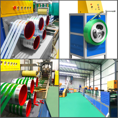 Pet Strip PLC intelligent control 6 Production Line packing tape band extruder extrusion line