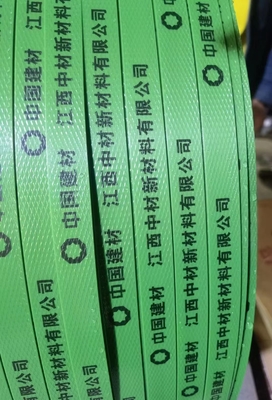 Customization Green Embossed Pallet Packing Strapping Plastic PP Strap Belt