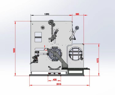 OEM Strapping Band Winding Machine Man Machine Interface PP Strapping Machine