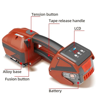 Alarm Devise for Low Power and Finishing Strapping Machine Light Weight, Low Noise, Simple Operation Automatic Strapping