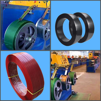 Fully Automatic PET/PP Strap Making Machine 9-32mm width double station winder