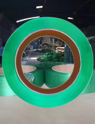 Green Color PET Packaging Strap Manual Use And Machine Use 9-25mm