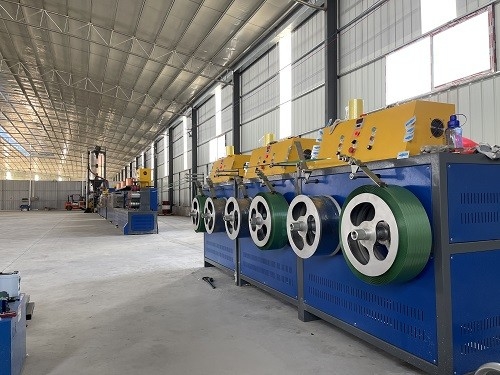 High Performance PET Strap Extrusion Line With PLC Control 9-32mm Width