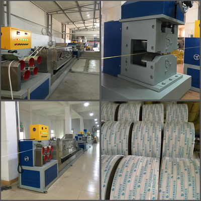 Single Screw PP Strap Band Extrusion Machine Automatic Feeding System Fully Automatic PP Strap Band Making Line