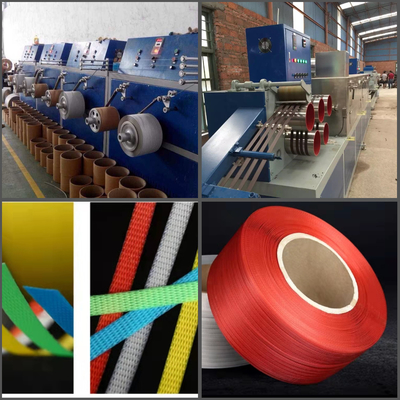 Fully Automatic 100KW PP Strap Making Machine High Efficiency 120-150KG/H Automatic PP Strap Making Machine