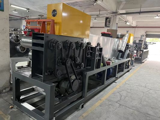 GUGAO Motor PET Strap Making Machine 0.4-1.2MM 100% Recycled Bottle Flakes Raw Material