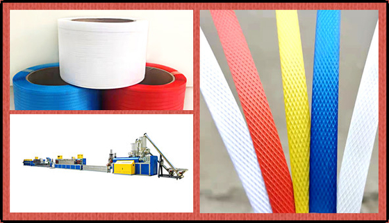 CE PP Strap Band Extrusion Line with 5.7 T Capacity per Day for Large-Scale Production