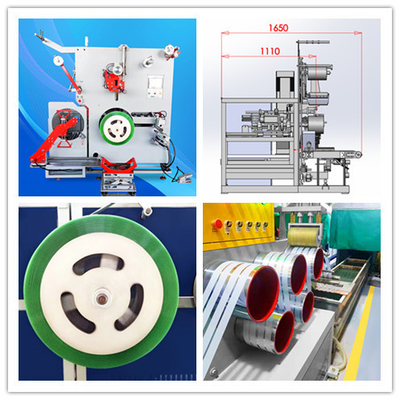Efficient Servo motor line Automatic Winding Machine with adjustable tightness of  PET packing belt automatic winder