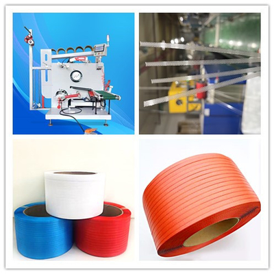 1.8KW PP Strap Winder Dual-Servo Motor Automatic Paper Tube Change Support
