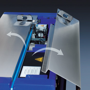 Efficient Box Strapping Machine with D.C Motor Drive and Customizable Cooling Time