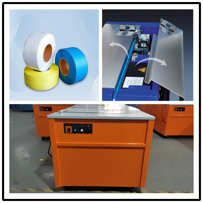 Fully automatic strapping machine of PP packing or High speed packing with desktop strapping machine