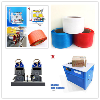 CE PP Strap Band Extrusion Line with 5.7 T Capacity per Day for Large-Scale Production