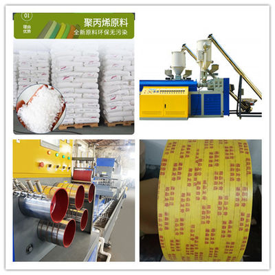 5-19 mm PP packing belt machine, single-screw PP strap band extrusion line PLC controlled machine