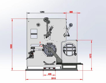 High Efficiency PP packing belt production equipment  with Automatic Control ,Automatic packing tape winding machine