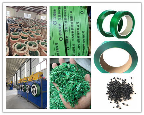 9-25mm PET belt making machine 100% PET Bottle Flake Material  PET Strap Making Machine