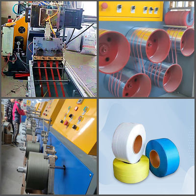 Polypropylene Strapping Band Extrusion Line With GUGAO Motor 0.4mm-1.2mm Thickness