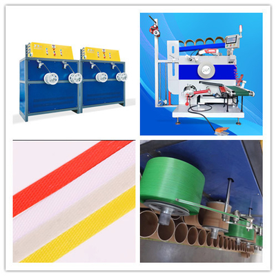 Packaging machinery 5-19mm PP strapping production line PP strapping machine PP strapping production equipment with automatic winding machine and PLC control