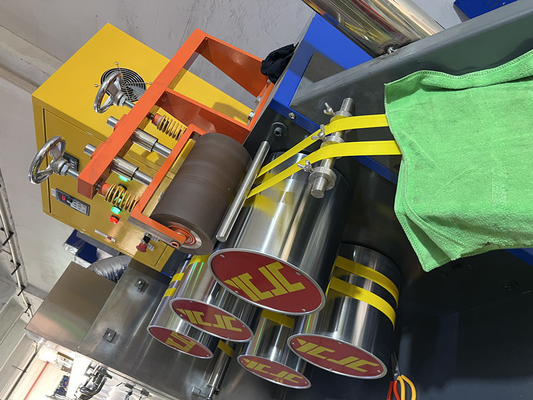 Resin printing ink Plastic PP packaging with printing machine, width: 9-40mm can print LOGO,TEL