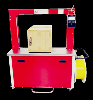 Speed Fully Automatic Box Strapping Machine Hot Head Heating Stable Structure Humanized Operation Custom Table