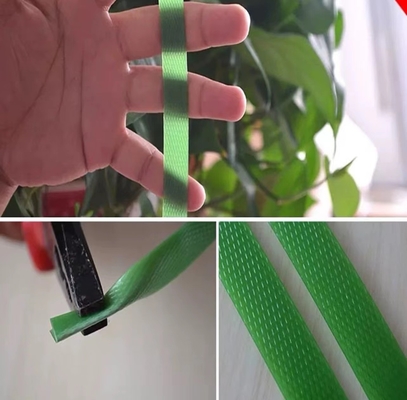 Cold resistant PET plastic packing belt, super tensile PET packing belt, green binding belt, Model: PET-16080