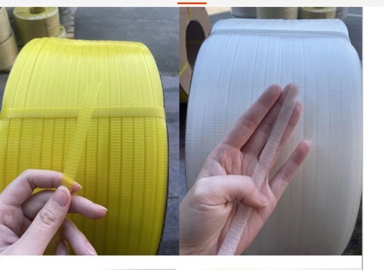 Environmental protection PP binding belt, PP packing belt, automatic PP machine with belt, tensile load 50-200KG