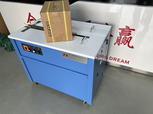 Automatic strapping machine, automatic tape conveyor strapping machine, good stability, automatic bonding, automatic cut