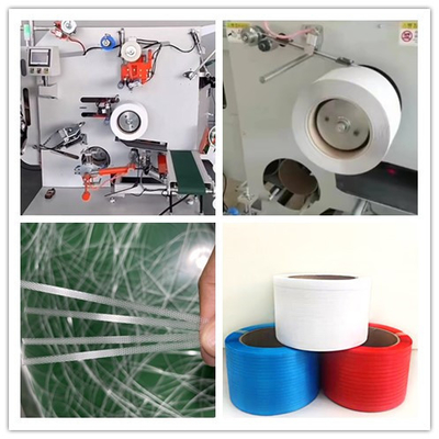 PLC Control System PP Strap Manufacturing Machine For Speed And Strapping Operations